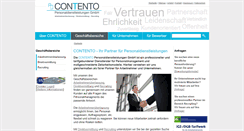 Desktop Screenshot of contento-gmbh.de